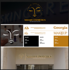 Miidah Cosmetics brand identity by Billson