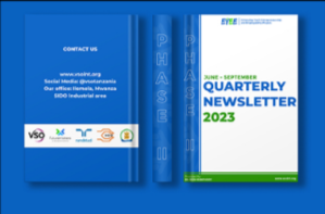 Quarterly newsletter print design by Billson